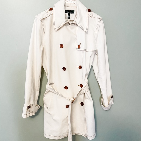 Off white Ralph Lauren trench coat Extra Large - Picture 1 of 3